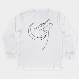 Moon lover Kids Long Sleeve T-Shirt